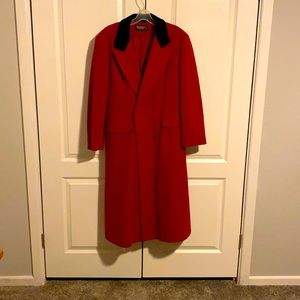 Wellington Fashions Red Wool Women’s Coat